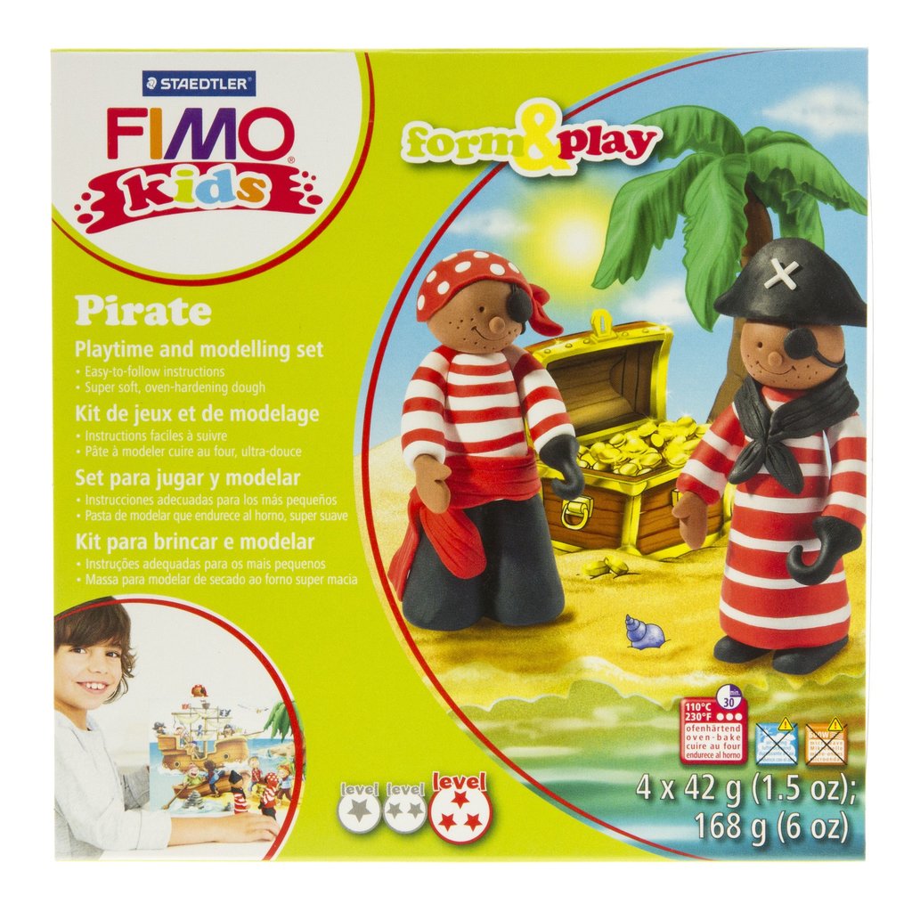 Fimo Kids Form & Play Pirate Playtime and Modelling Set